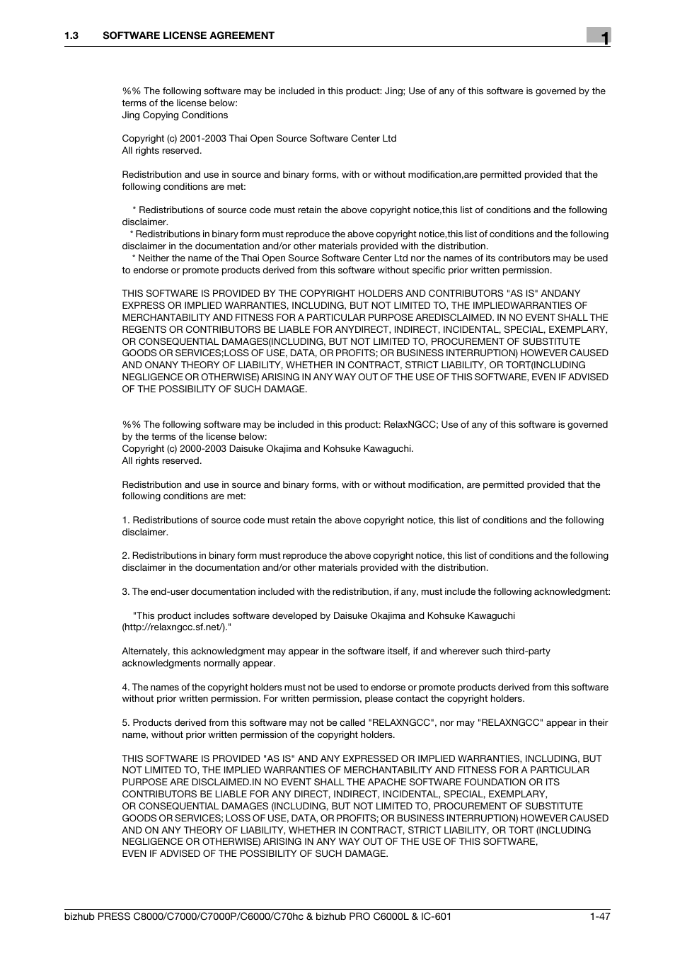 Konica Minolta bizhub PRESS C7000P User Manual | Page 48 / 138