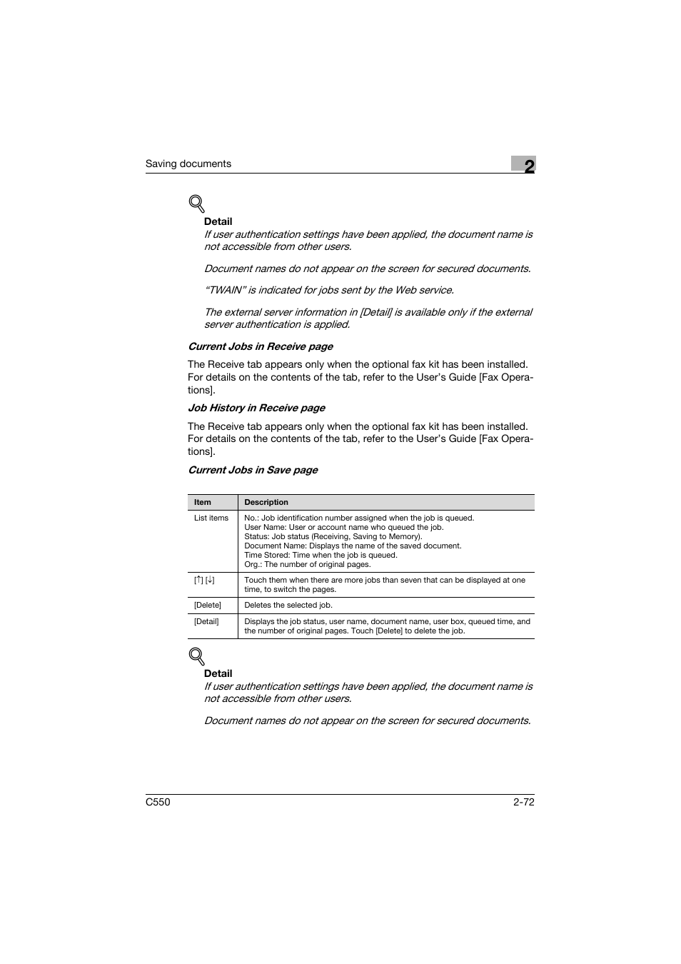 Konica Minolta bizhub C550 User Manual | Page 108 / 359