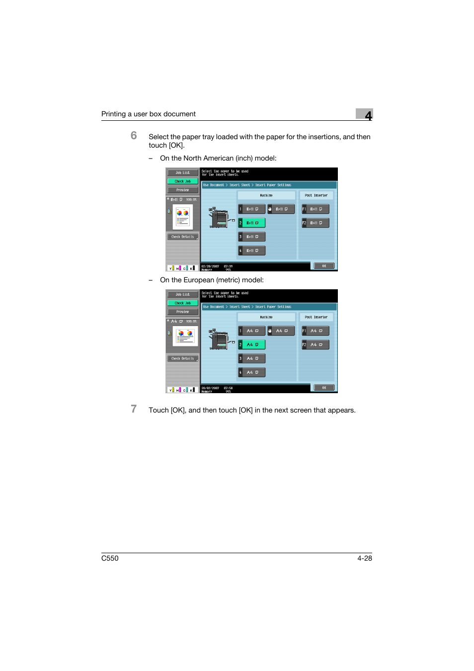 Konica Minolta bizhub C550 User Manual | Page 165 / 359