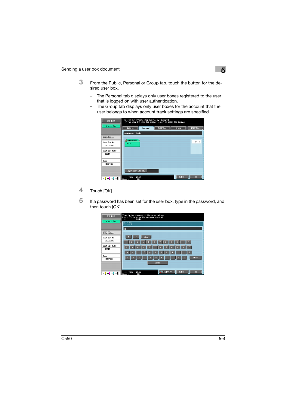 Konica Minolta bizhub C550 User Manual | Page 210 / 359