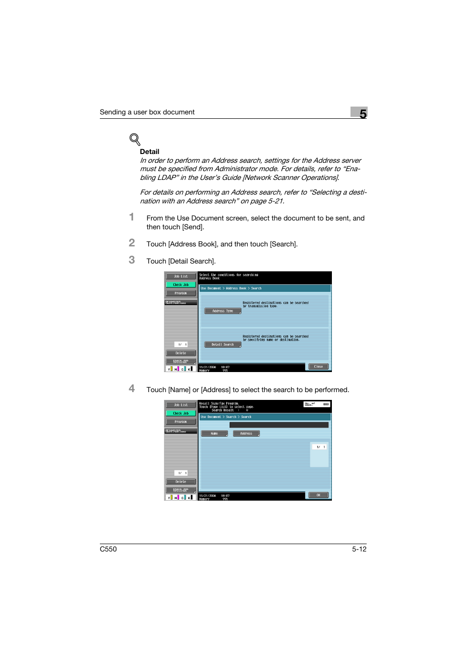 Konica Minolta bizhub C550 User Manual | Page 218 / 359