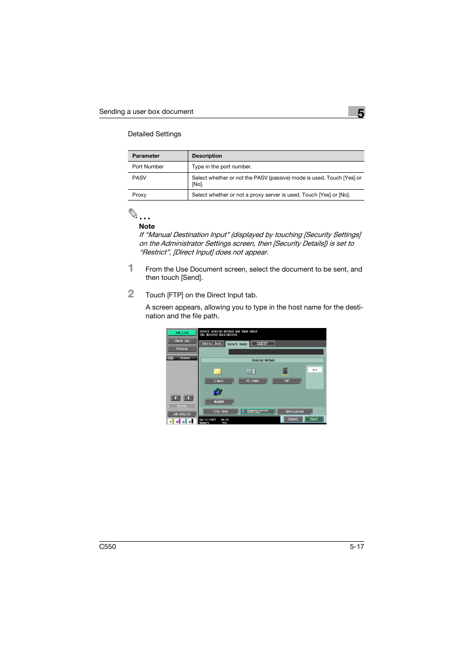 Konica Minolta bizhub C550 User Manual | Page 223 / 359