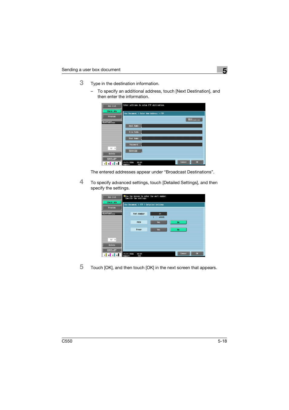 Konica Minolta bizhub C550 User Manual | Page 224 / 359