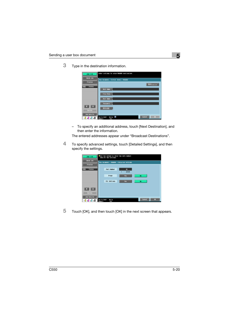 Konica Minolta bizhub C550 User Manual | Page 226 / 359
