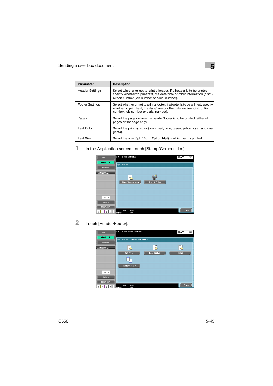 Konica Minolta bizhub C550 User Manual | Page 251 / 359