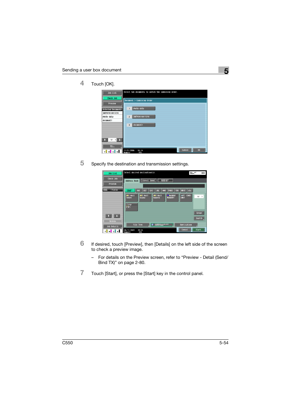 Konica Minolta bizhub C550 User Manual | Page 260 / 359