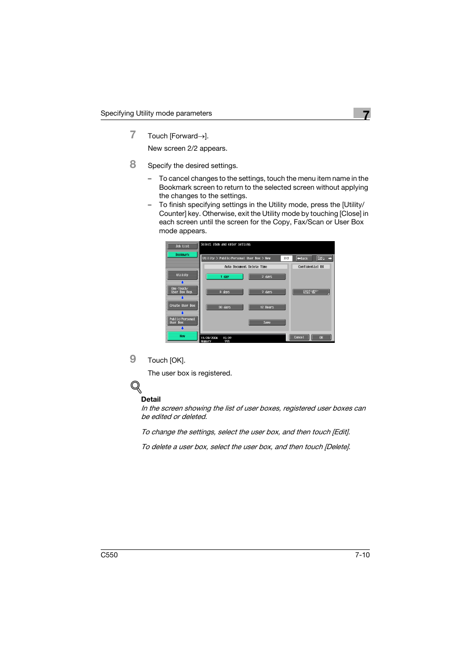 Konica Minolta bizhub C550 User Manual | Page 307 / 359