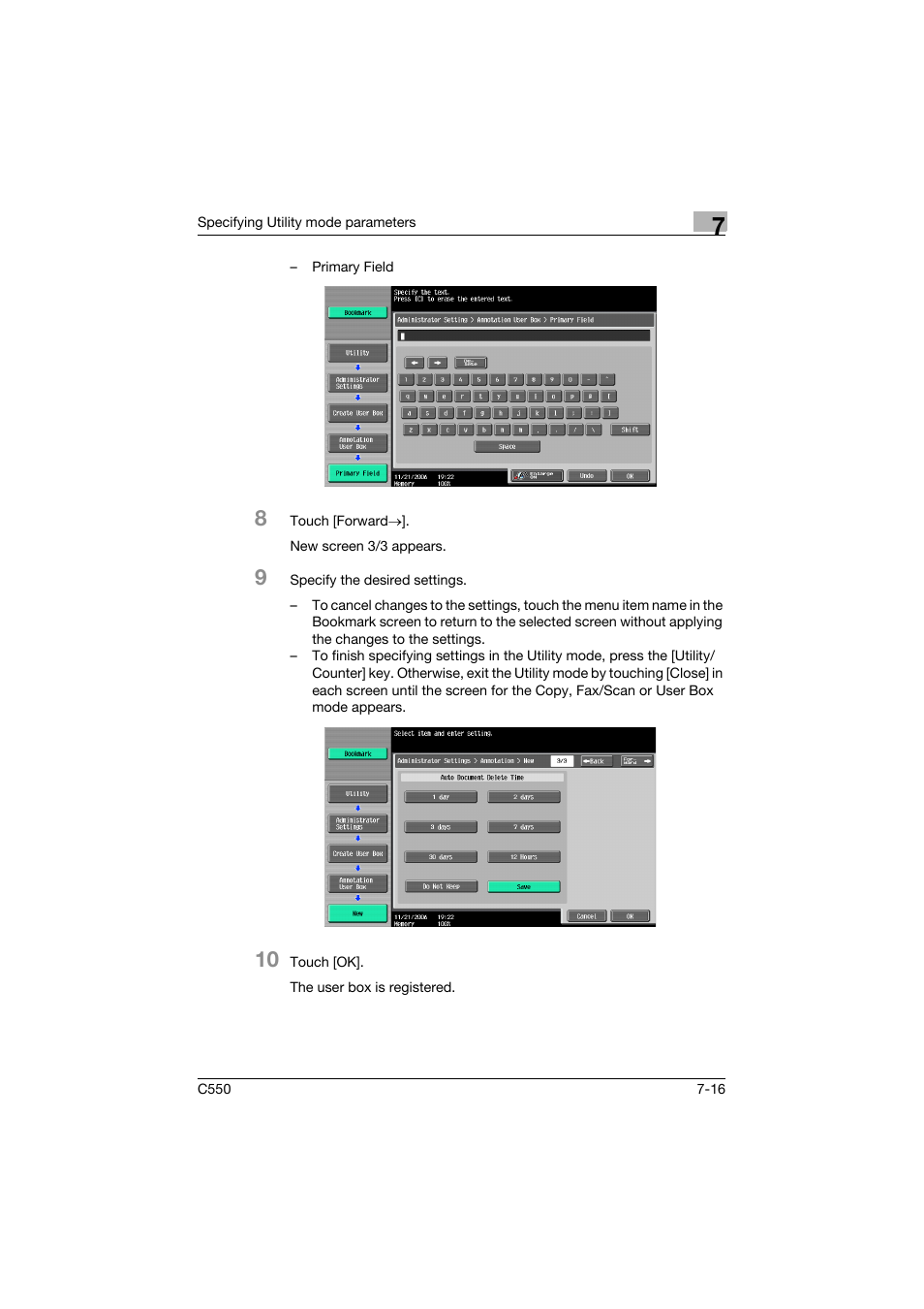 Konica Minolta bizhub C550 User Manual | Page 313 / 359