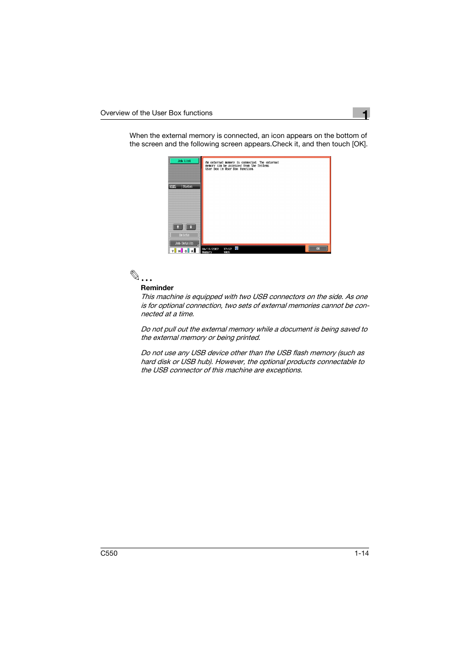 Konica Minolta bizhub C550 User Manual | Page 36 / 359