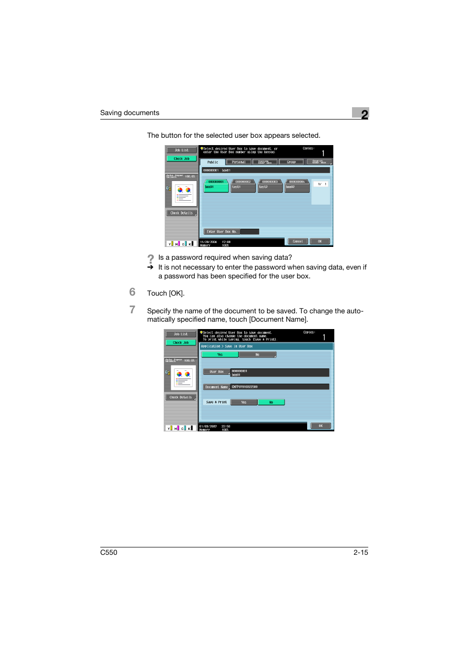Konica Minolta bizhub C550 User Manual | Page 51 / 359