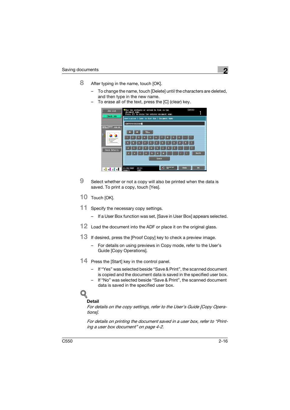 Konica Minolta bizhub C550 User Manual | Page 52 / 359