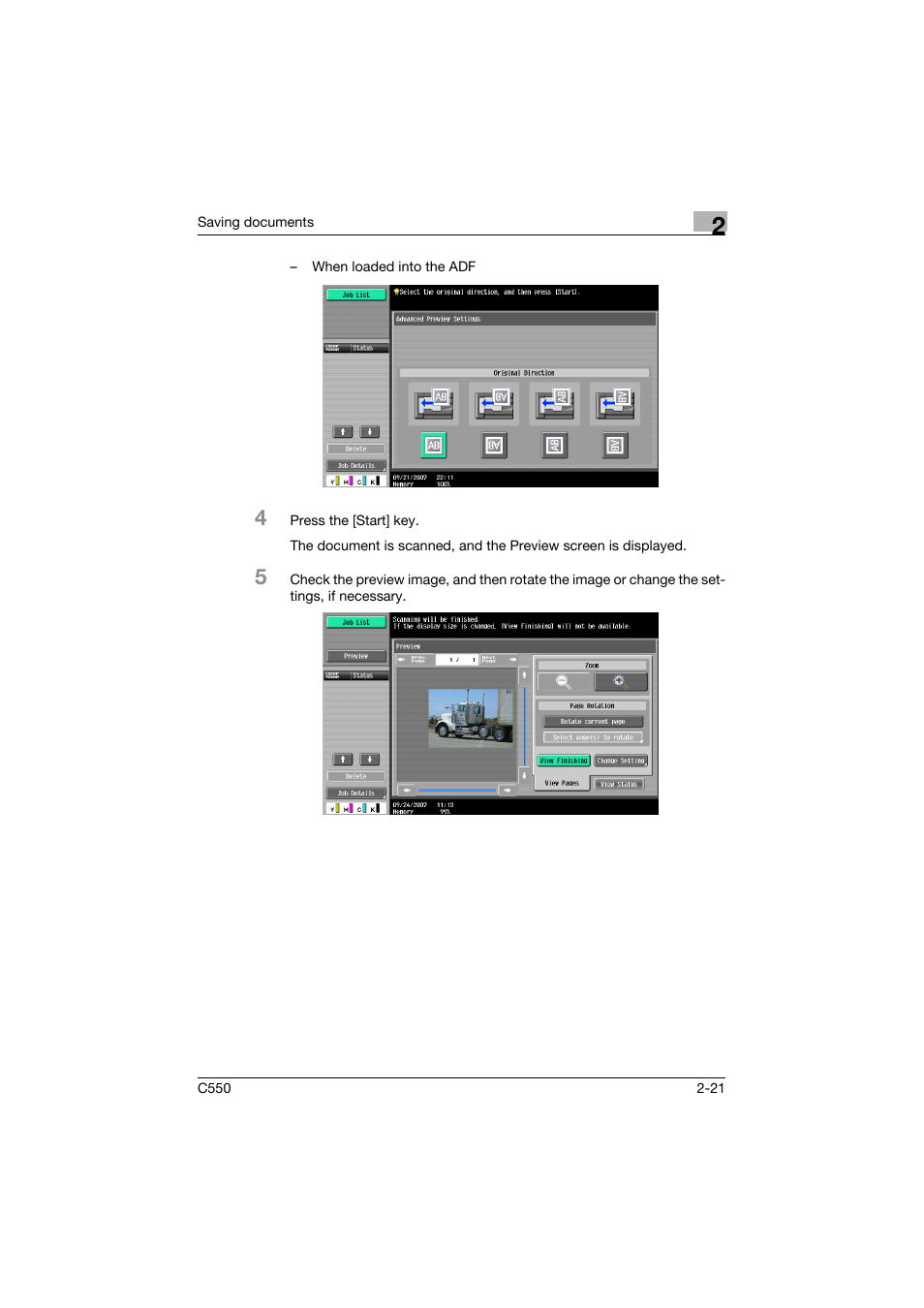 Konica Minolta bizhub C550 User Manual | Page 57 / 359