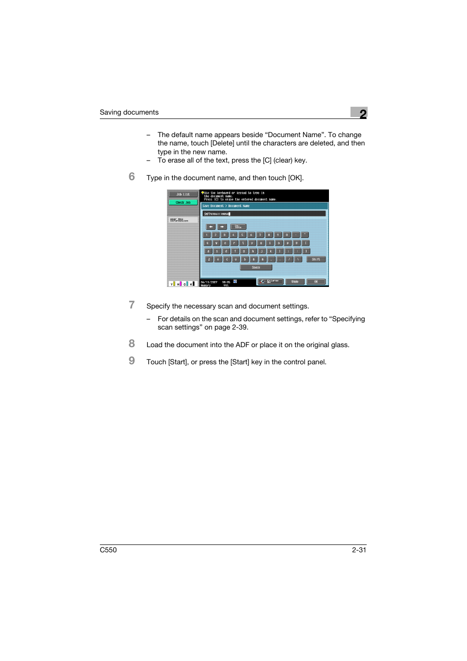 Konica Minolta bizhub C550 User Manual | Page 67 / 359