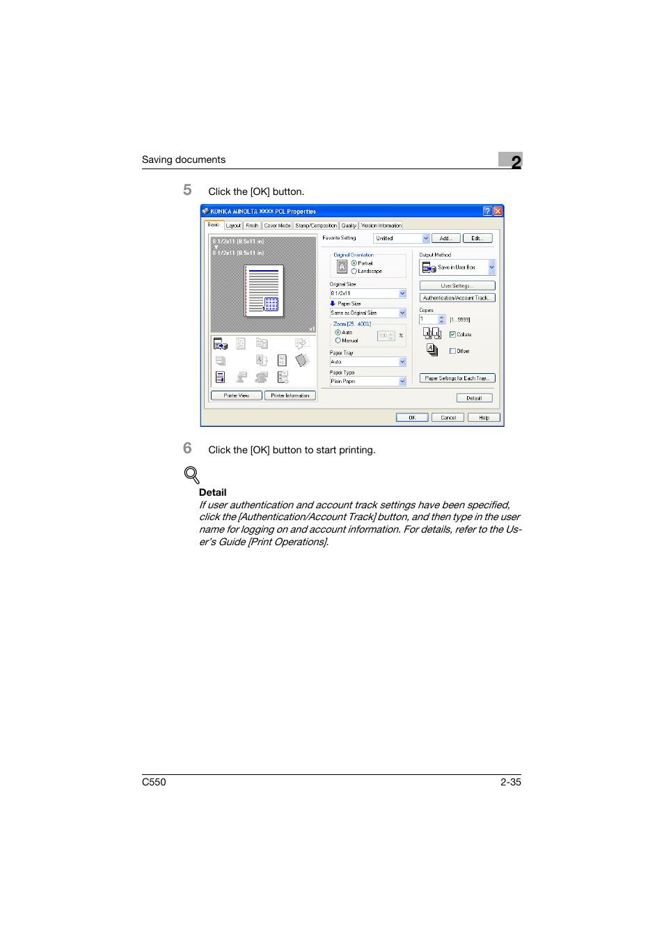 Konica Minolta bizhub C550 User Manual | Page 71 / 359