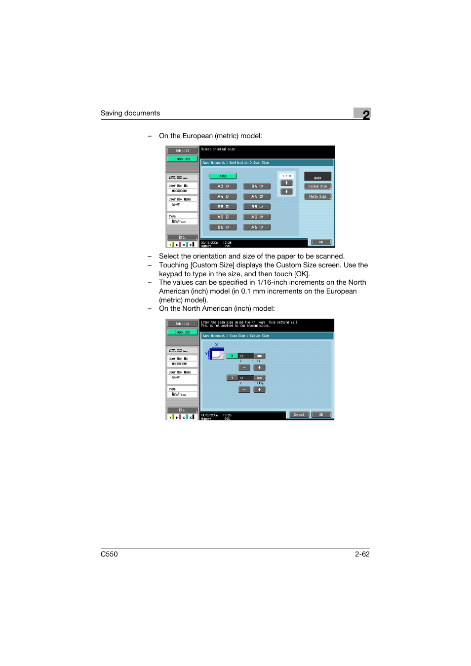 Konica Minolta bizhub C550 User Manual | Page 98 / 359