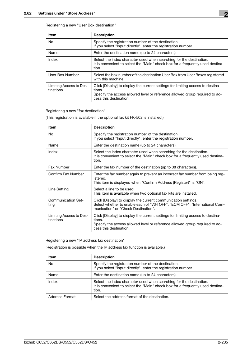 Konica Minolta BIZHUB C652DS User Manual | Page 253 / 343