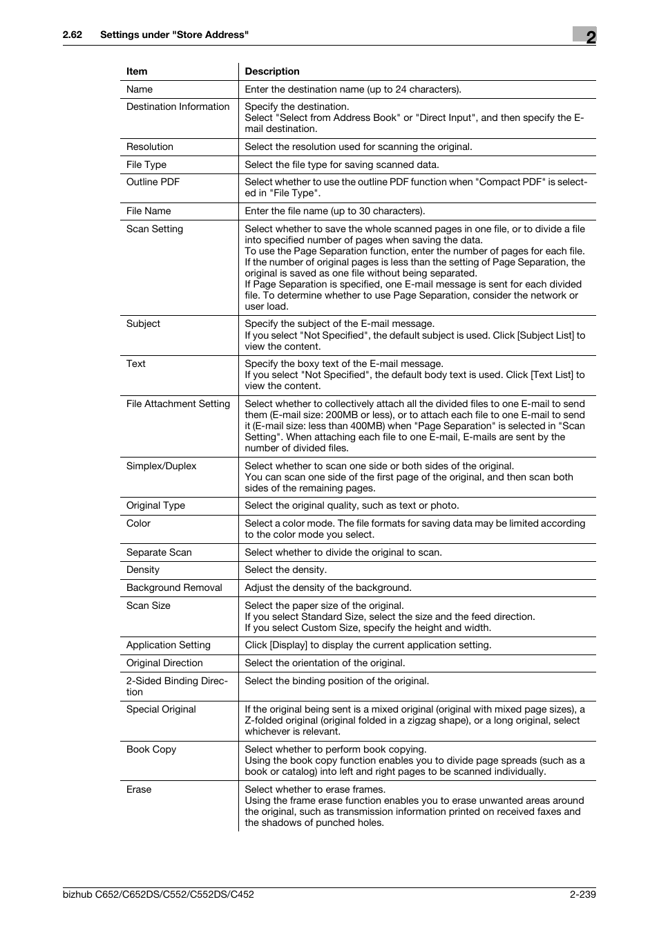 Konica Minolta BIZHUB C652DS User Manual | Page 257 / 343