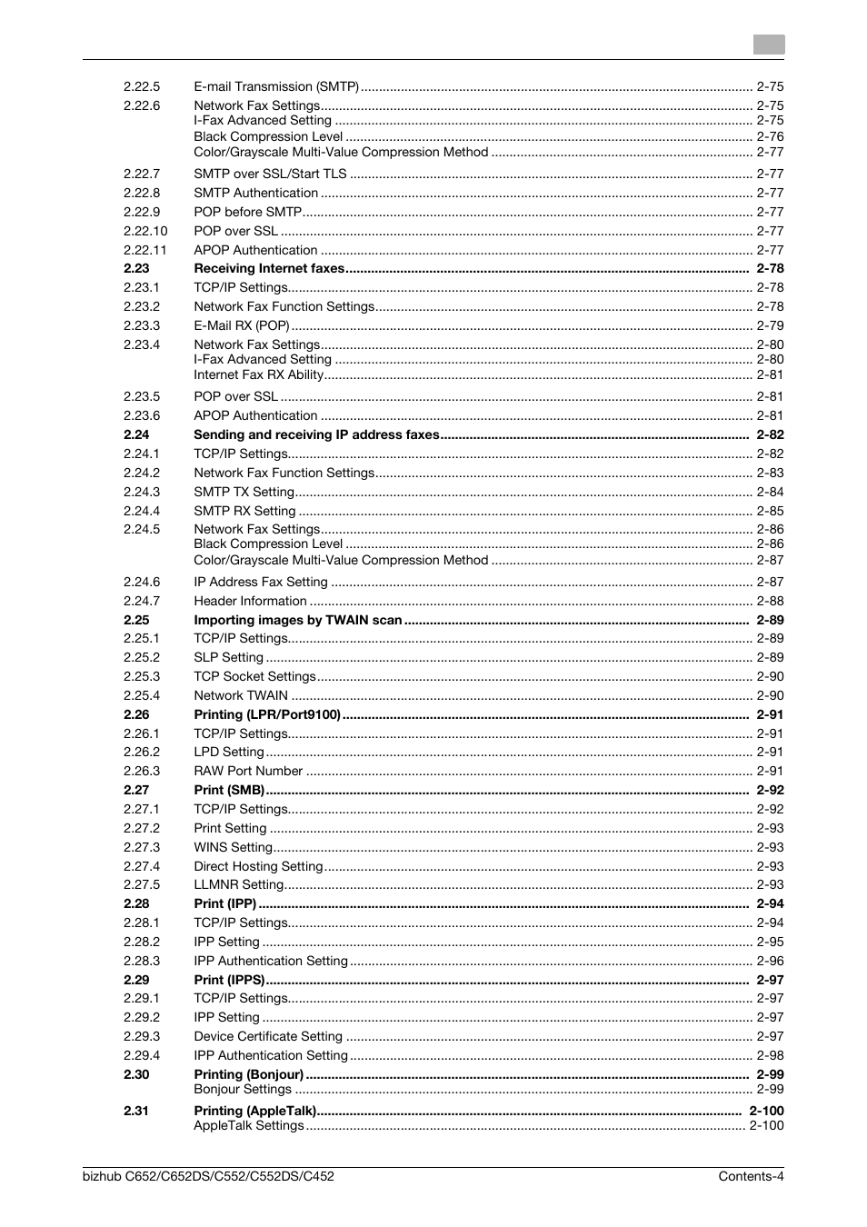 Konica Minolta BIZHUB C652DS User Manual | Page 5 / 343