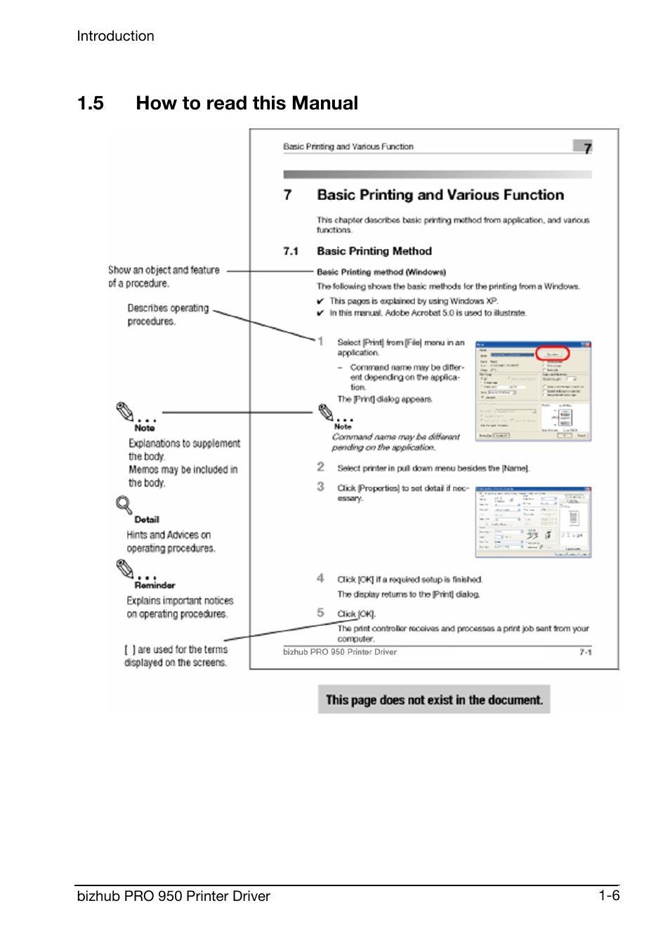 5 how to read this manual | Konica Minolta bizhub PRO 950 User Manual | Page 10 / 160