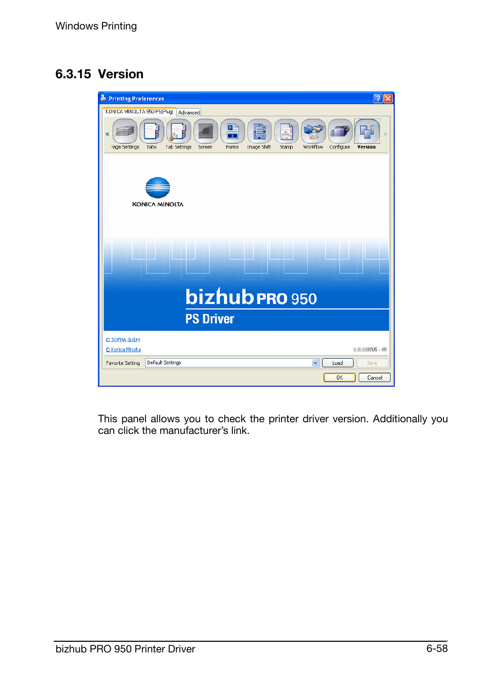 15 version | Konica Minolta bizhub PRO 950 User Manual | Page 122 / 160