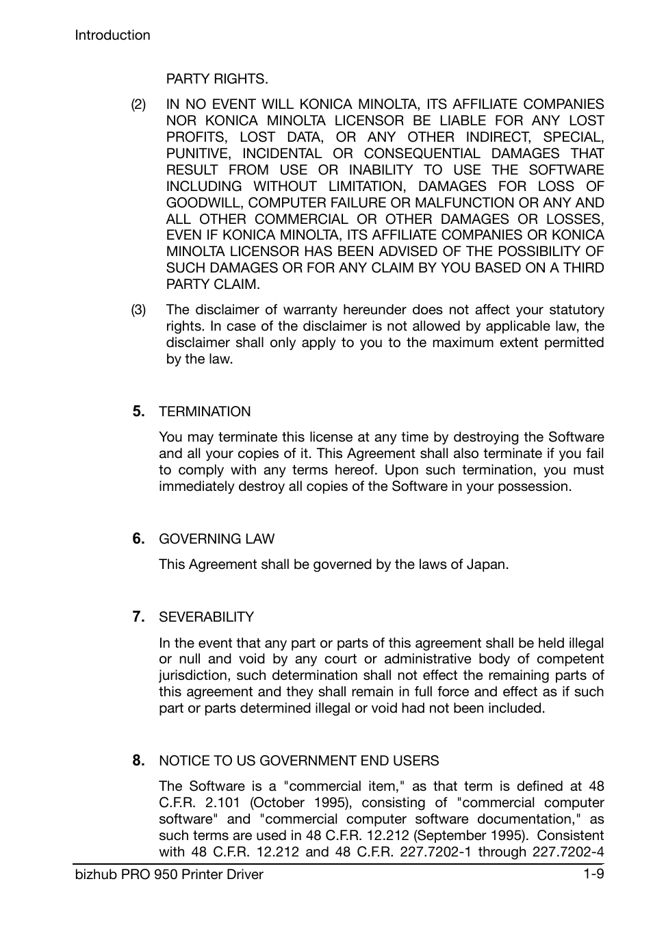 Konica Minolta bizhub PRO 950 User Manual | Page 13 / 160