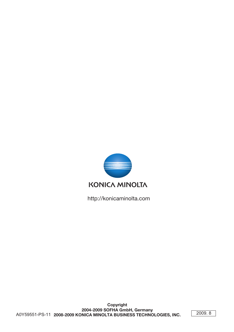 Konica Minolta bizhub PRO 950 User Manual | Page 160 / 160