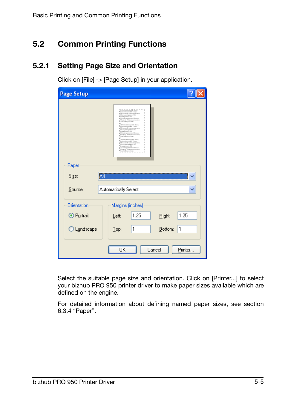 2 common printing functions | Konica Minolta bizhub PRO 950 User Manual | Page 48 / 160