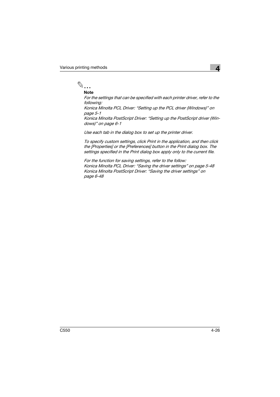 Konica Minolta bizhub C550 User Manual | Page 142 / 427