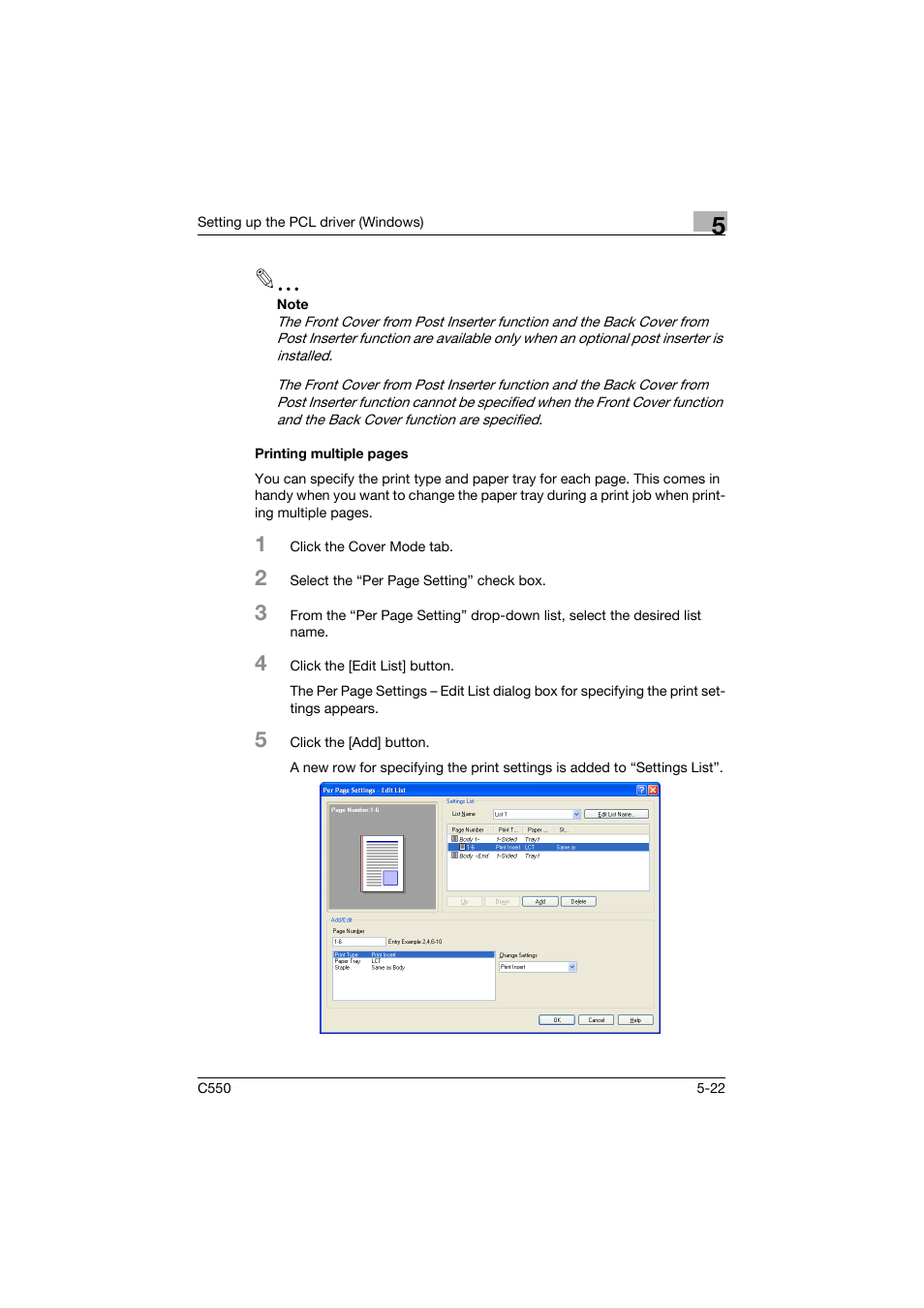 Konica Minolta bizhub C550 User Manual | Page 166 / 427