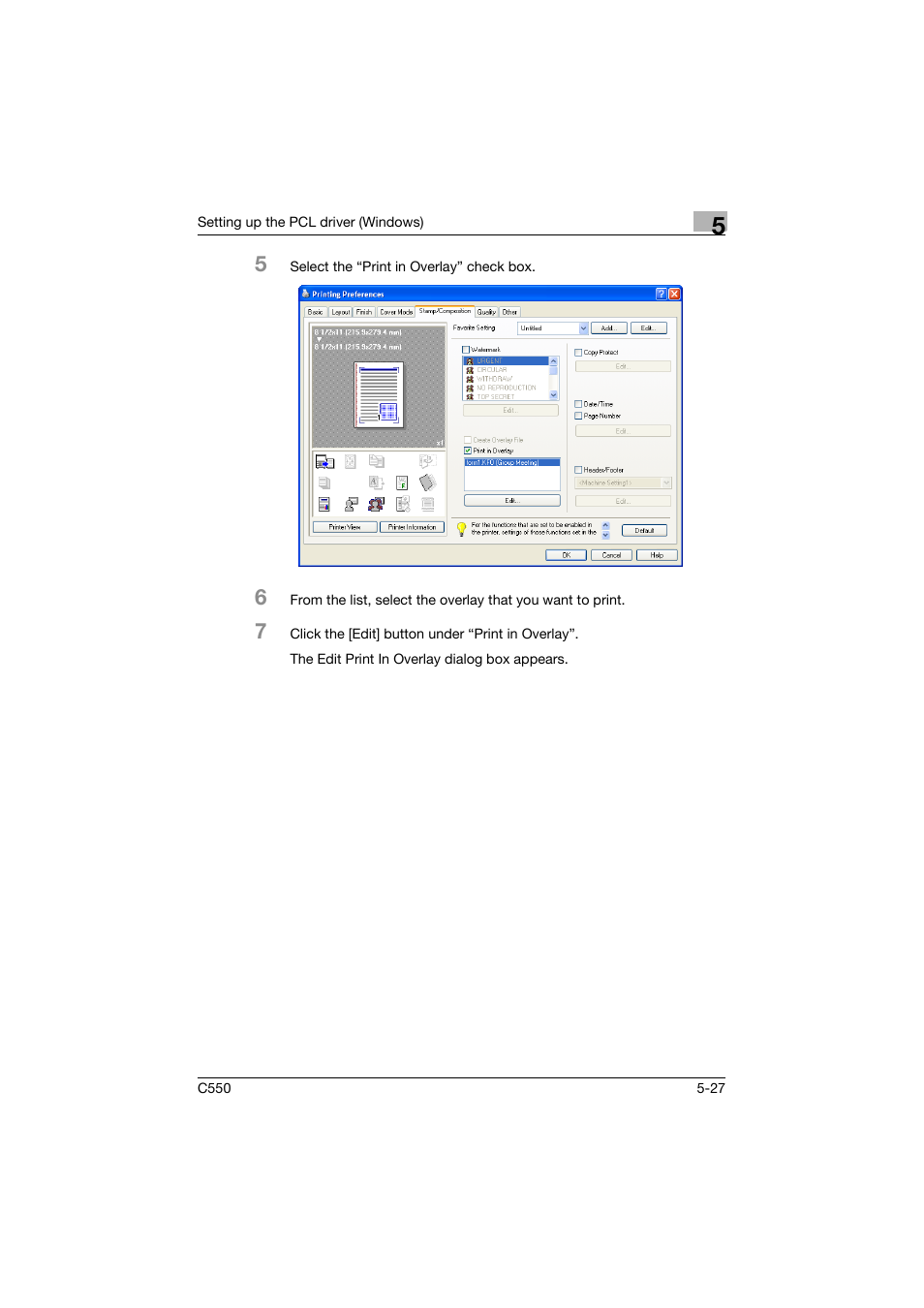 Konica Minolta bizhub C550 User Manual | Page 171 / 427