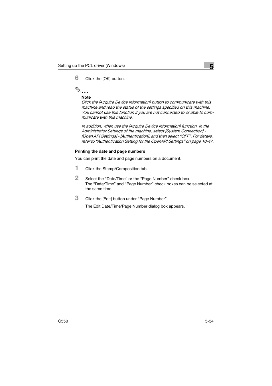 Konica Minolta bizhub C550 User Manual | Page 178 / 427