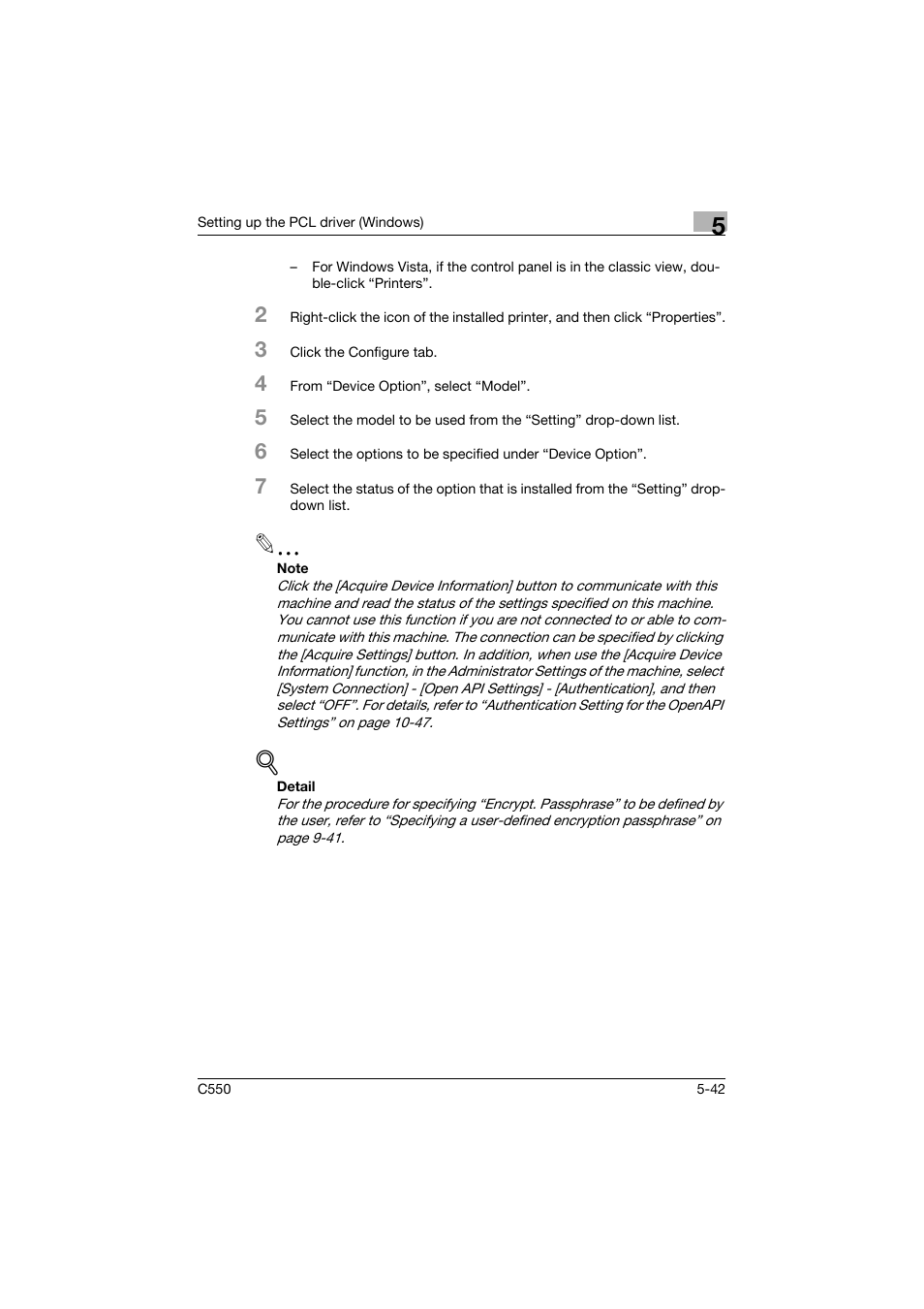 Konica Minolta bizhub C550 User Manual | Page 186 / 427
