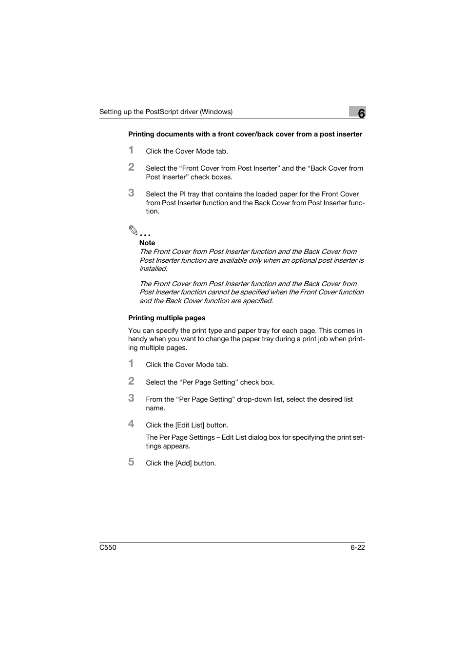 Konica Minolta bizhub C550 User Manual | Page 217 / 427