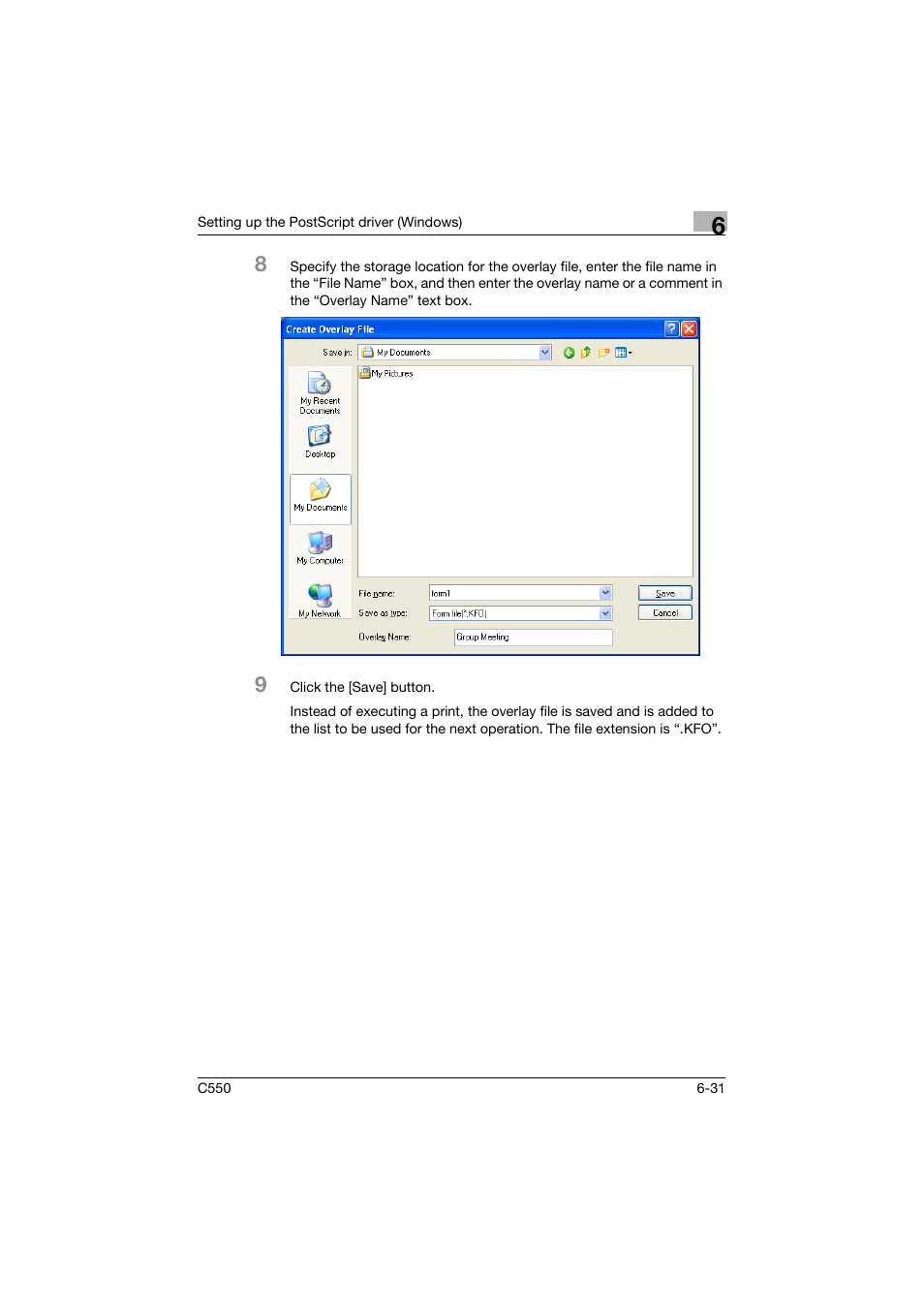 Konica Minolta bizhub C550 User Manual | Page 226 / 427