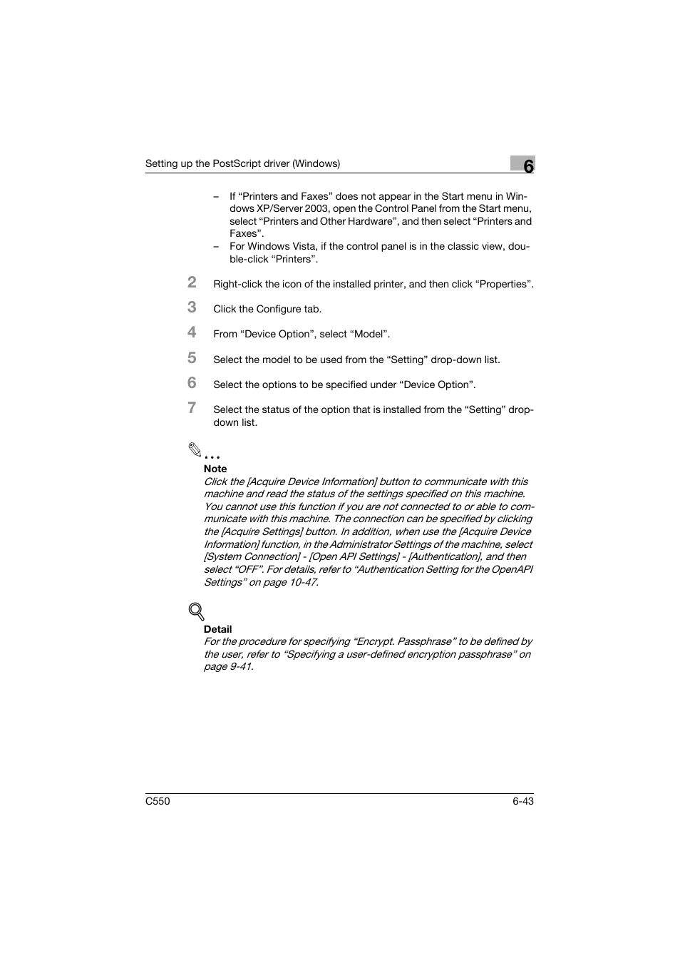 Konica Minolta bizhub C550 User Manual | Page 238 / 427