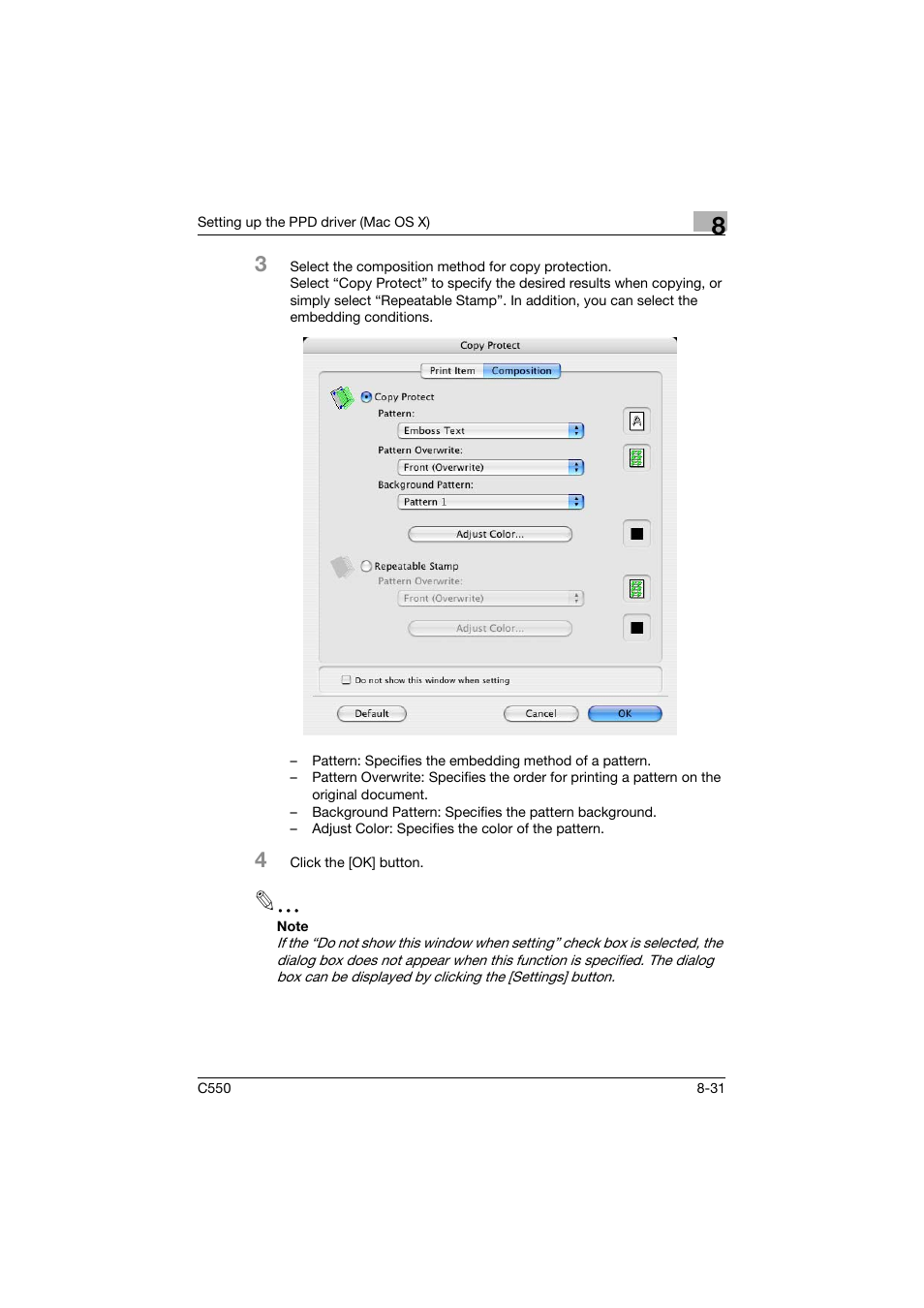 Konica Minolta bizhub C550 User Manual | Page 291 / 427