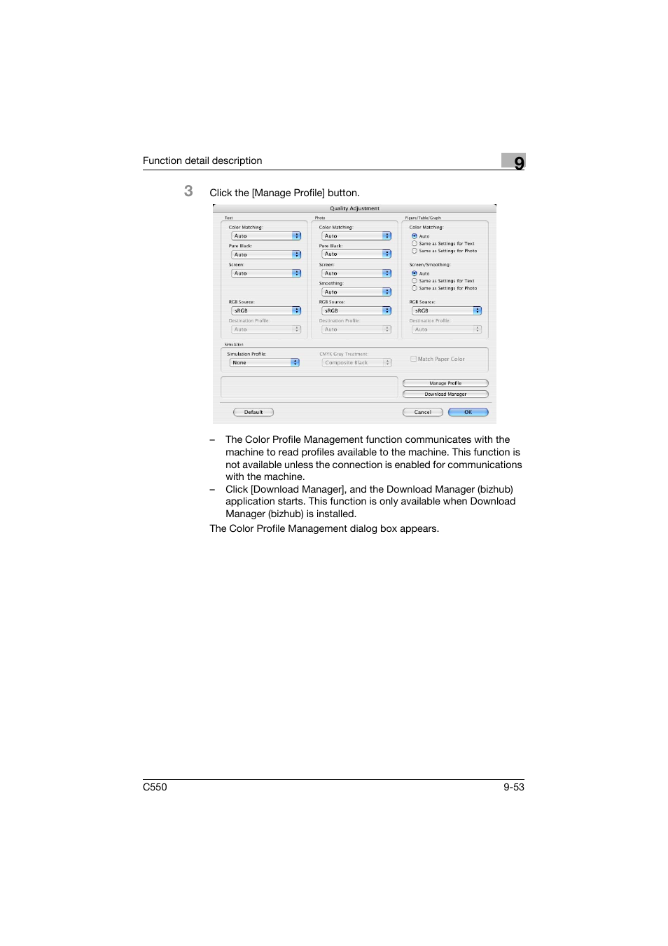 Konica Minolta bizhub C550 User Manual | Page 352 / 427