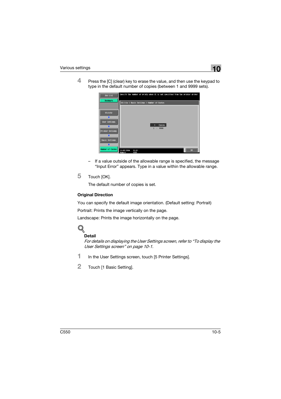 Original direction, Original direction -5 | Konica Minolta bizhub C550 User Manual | Page 358 / 427