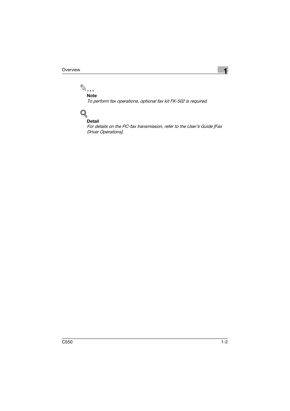 Konica Minolta bizhub C550 User Manual | Page 37 / 427