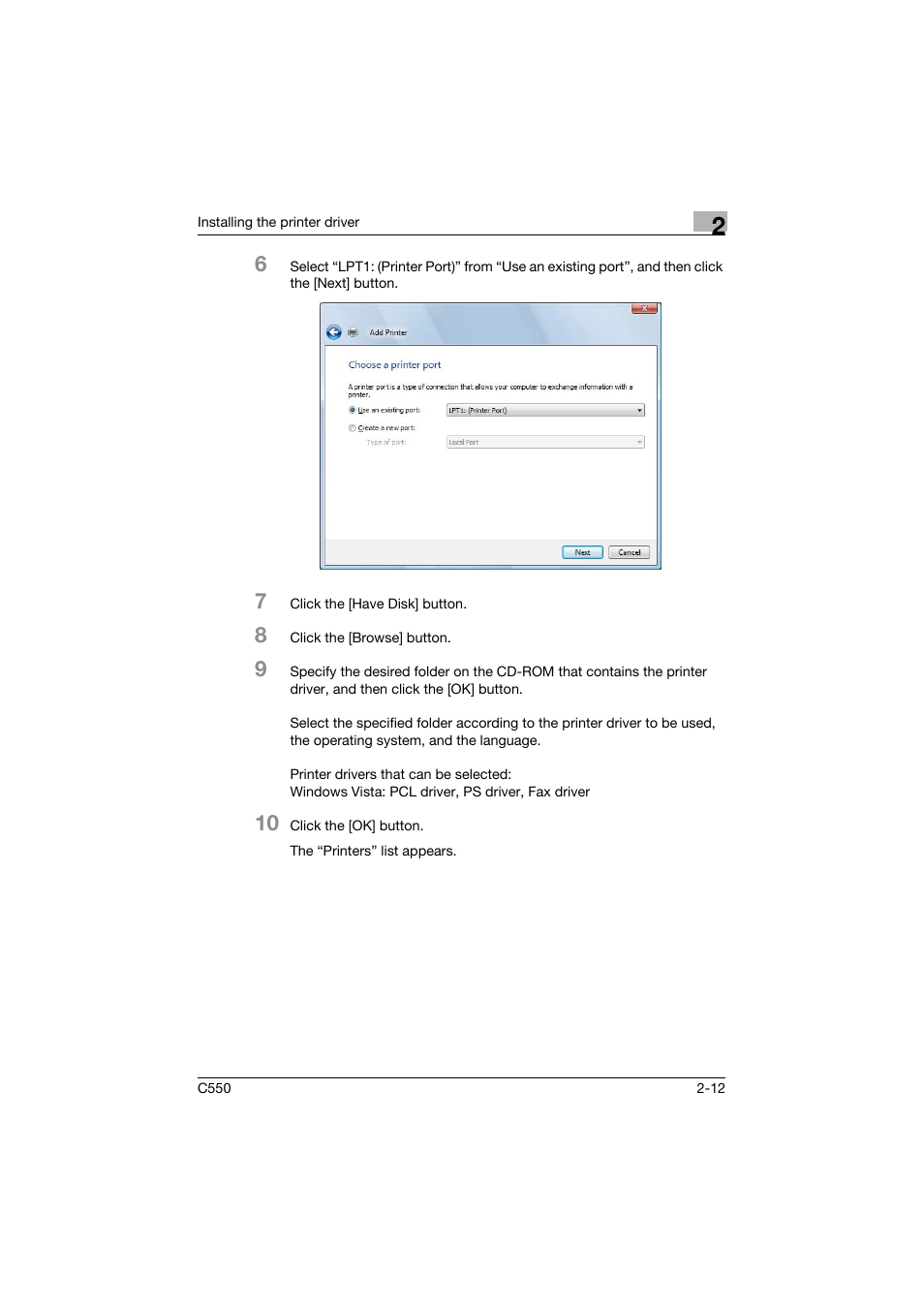 Konica Minolta bizhub C550 User Manual | Page 56 / 427