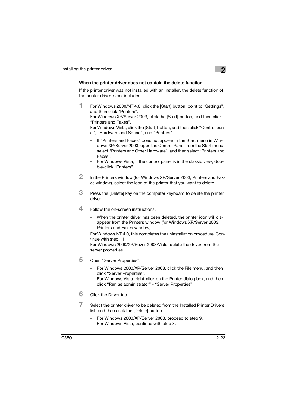 Konica Minolta bizhub C550 User Manual | Page 66 / 427