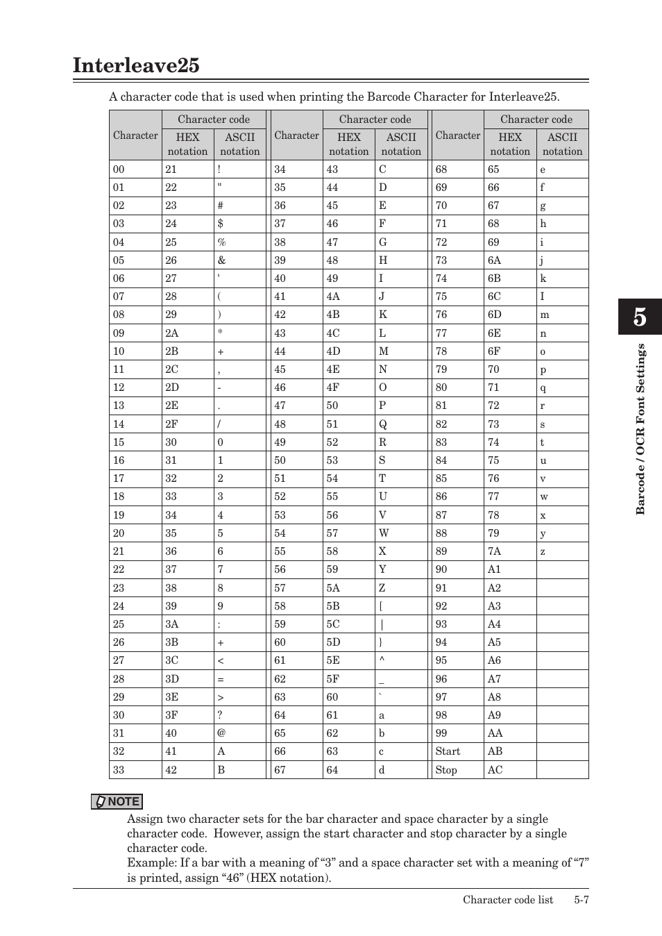 Interleave25, Interleave25 -7 | Konica Minolta bizhub 25e User Manual | Page 106 / 120