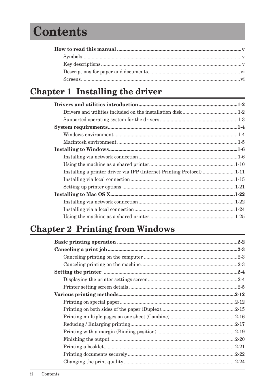 Konica Minolta bizhub 25e User Manual | Page 3 / 120
