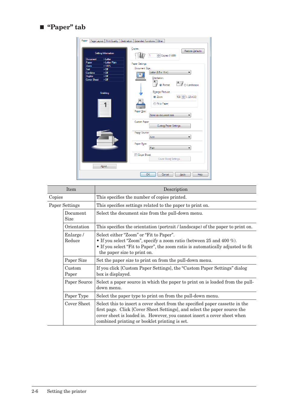 Paper” tab | Konica Minolta bizhub 25e User Manual | Page 39 / 120