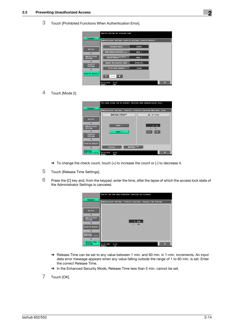 Konica Minolta bizhub Secure User Manual | Page 29 / 185
