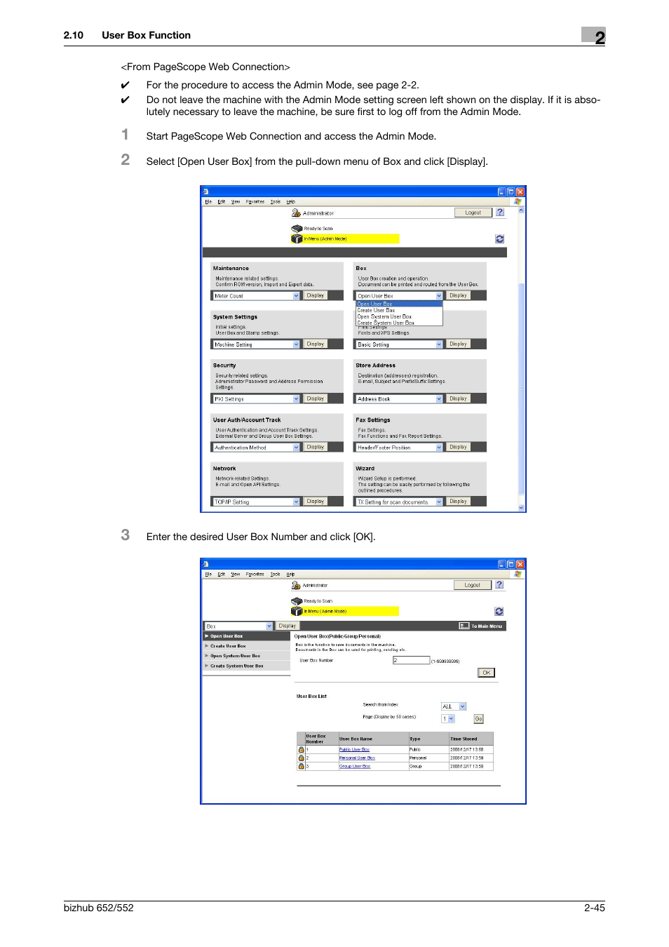 Konica Minolta bizhub Secure User Manual | Page 60 / 185