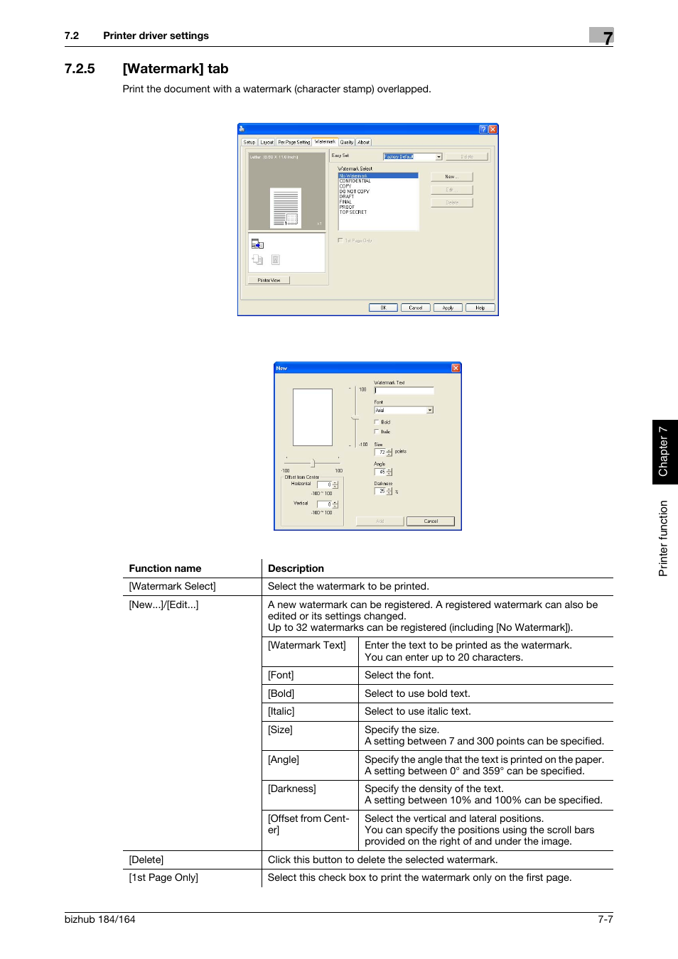 5 [watermark] tab, Watermark] tab -7 | Konica Minolta bizhub 184 User Manual | Page 72 / 124
