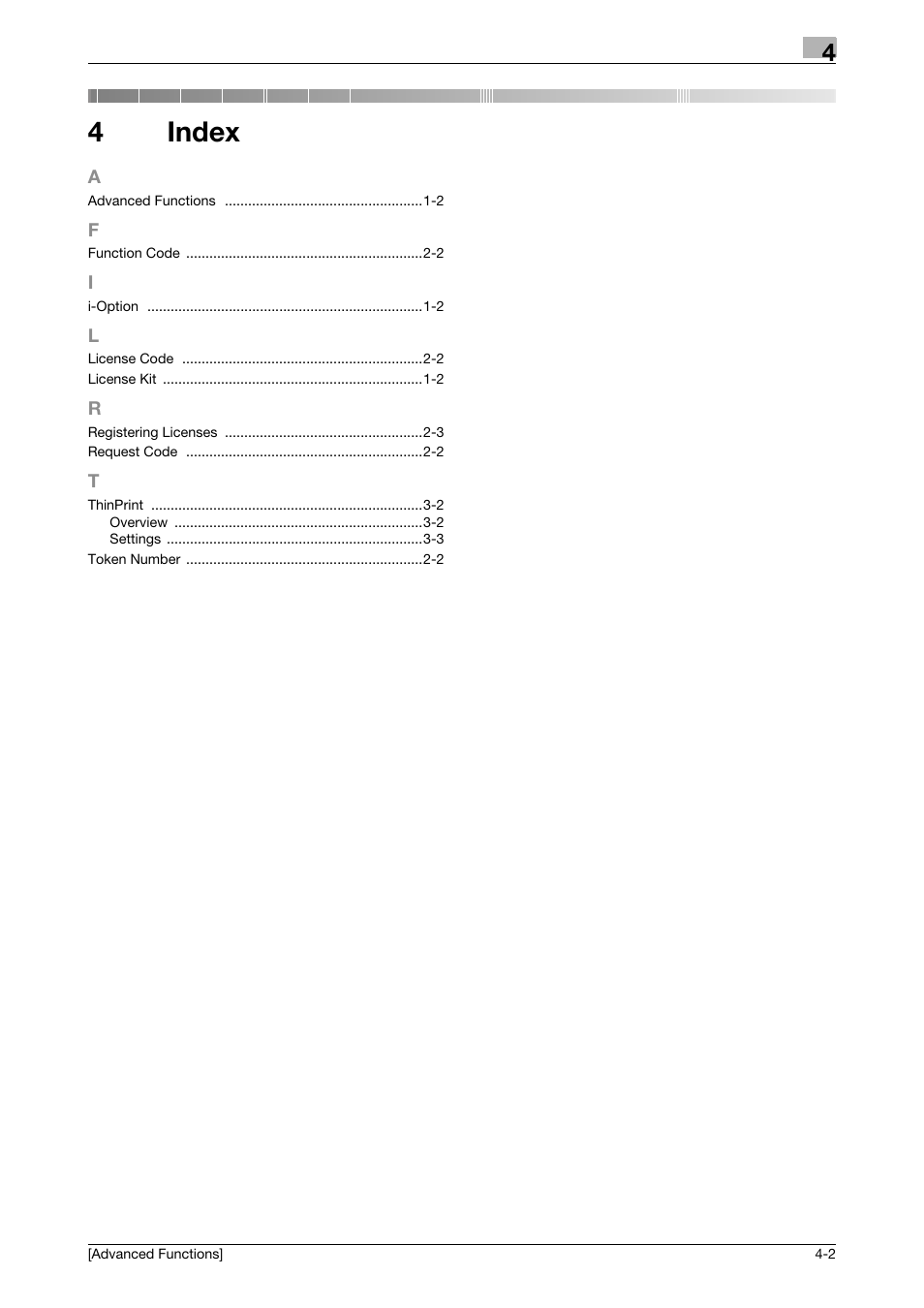 4 index, Index, 4index | Konica Minolta bizhub C3350 User Manual | Page 14 / 15