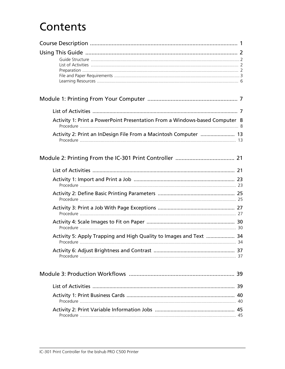 Konica Minolta bizhub PRO C500 User Manual | Page 5 / 62