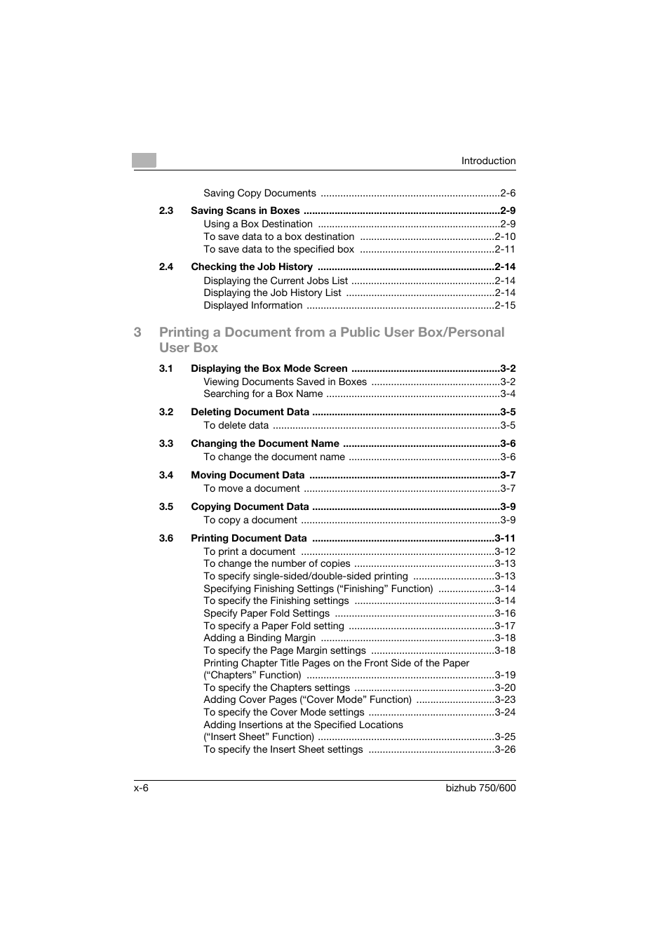 Konica Minolta bizhub 750 User Manual | Page 7 / 218